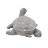 Sagebrook Home Contemporary Resin, 23" Tortoise Deco, Gray 15985 Gray Polyresin