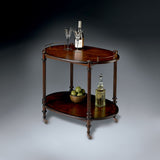 Butler Specialty Kathleen 2 Tier Cherry Bar Cart 1690024