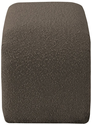 Niagara Boucle Fabric / Wood / Foam Contemporary Brown Boucle Fabric Bench - 28" W x 15.5" D x 17.5" H