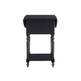 Shiloh Black Table With Dropleaf