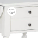 Shiloh White Table With Dropleaf