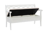 Elliana Storage Bench - White