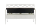 Elliana Storage Bench - White