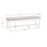 Hayes Bench White