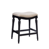 Hayes Big And Tall Counter Stool, Black