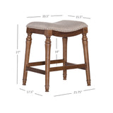 Hayes Big And Tall Counter Stool, Brown