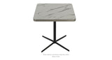 Diana Dining Table Set: White Marble