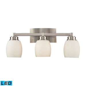 Northport 20'' Wide 3-Light Vanity Light - Satin Nickel