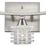 Matrix 15'' Wide 3-Light Vanity Light - Satin Nickel