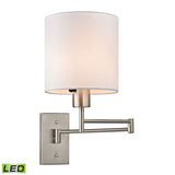 Carson 13'' High 1-Light Sconce - Brushed Nickel