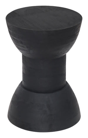 Zuo Modern Wisdom Mango Wood Modern Commercial Grade Side Table Black Mango Wood