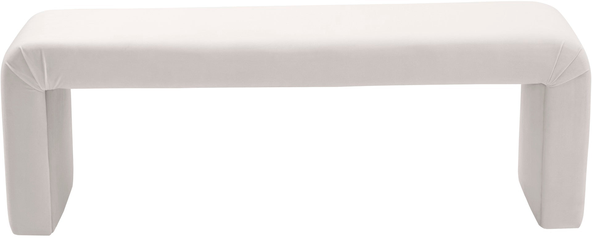 Minimalist Velvet Bench - Thumbnail 5