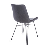 Alisa Side Chair in Dark Gray - Set of 2