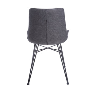 Alisa Side Chair in Dark Gray - Set of 2