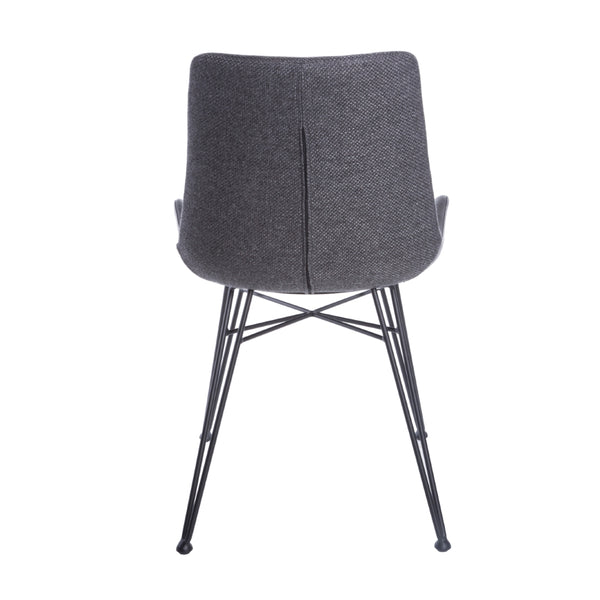 Alisa Side Chair in Dark Gray - Set of 2