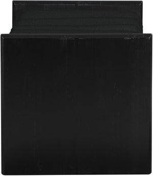 Waverly Boucle Fabric / Rubberwood / Foam Contemporary Black Boucle Fabric Bench - 32" W x 19" D x 18" H