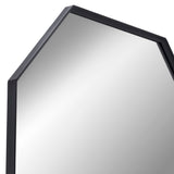 Sagebrook Home Contemporary Metal, 32" Octagonal Mirror, Black 16434-02 Black Metal