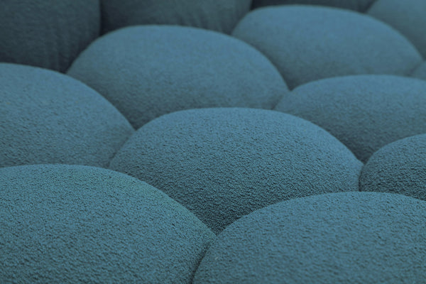 VIG Furniture Divani Casa Yolonda - Modern Curved Dark Teal Fabric Chair VGEV2126C-CHR-C-15