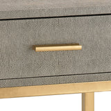 Shagreen Accent Table - Gray