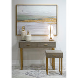 Shagreen Accent Table - Gray