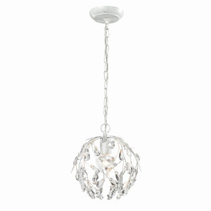 Circeo 10'' Wide 1-Light Mini Pendant - Antique White