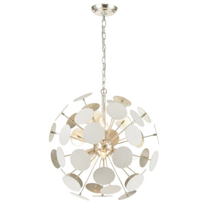 Modish 21'' Wide 6-Light Chandelier - Matte White