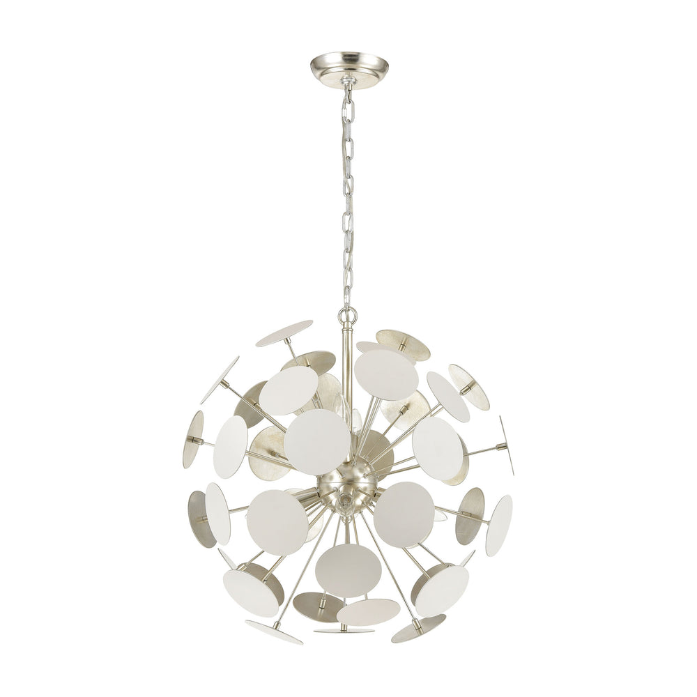 Modish 21'' Wide 6-Light Chandelier - Matte White