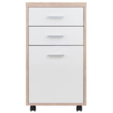 Winsome Wood Kenner Mobile Home Office File Cabinet, Two-Tone 18316-WINSOMEWOOD