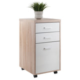 Winsome Wood Kenner Mobile Home Office File Cabinet, Two-Tone 18316-WINSOMEWOOD