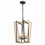 Bridgette 14'' Wide 4-Light Pendant - Matte Black