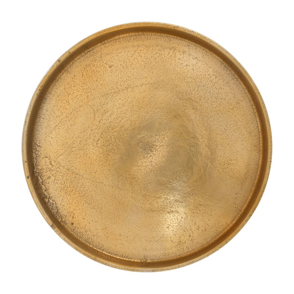 Zuo Modern Set Aluminum Modern Commercial Grade Accent Table Set Antique Gold Aluminum