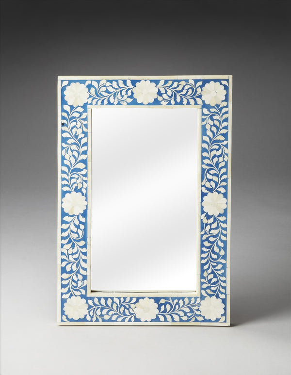 Butler Specialty Olivia Blue Bone Inlay Wall Mirror 1855070