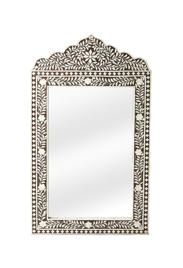 Butler Specialty Victoria Brown Bone Inlay Wall Mirror 1856070