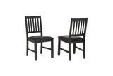 Ashford Side Chair, Black - Set of 2