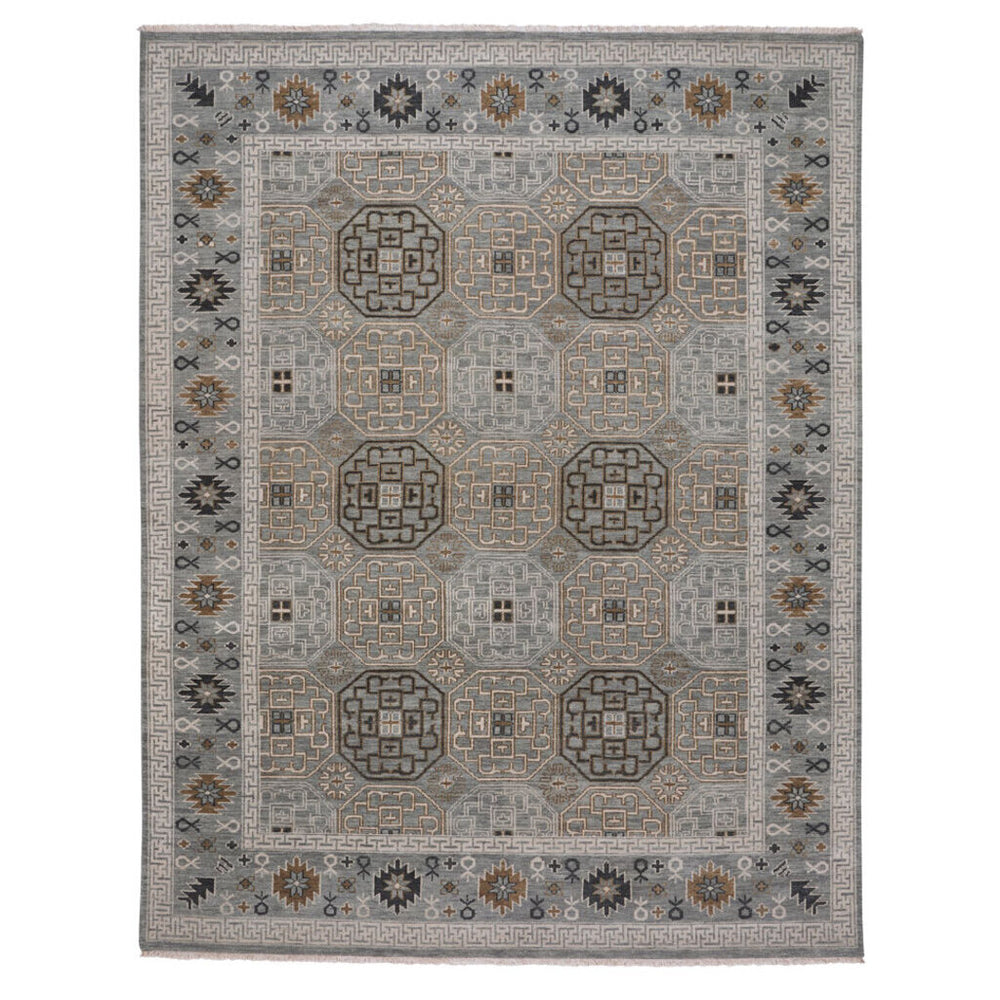 Capel Rugs Burmesse-Tile 1884 Hand Knotted Rug 1884RS10001400300