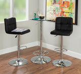 Jenna 3PC Pub Table Set Black