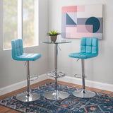 Jenna 3PC Pub Table Set Teal