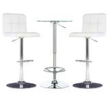 Jenna 3PC Pub Table Set White