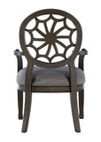 Spider Web Back Accent Chair, Grey