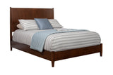 Alpine Furniture Flynn California King Platform Bed, Walnut 766WAL-07CK Walnut Mahogany Solids & Okoume Veneer 77 x 91 x 47