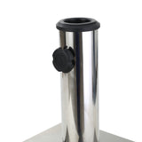 Noble House Similan 66lbs Stainless Steel and Concrete Square Umbrella Base