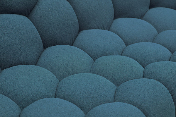 VIG Furniture Divani Casa Yolonda - Modern Curved Dark Teal Fabric Chair VGEV2126C-CHR-C-15