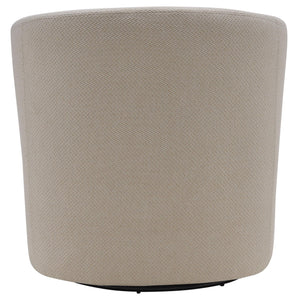 Hayden Fabric Swivel Chair Cardiff Cream