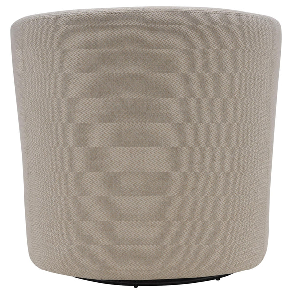 Hayden Fabric Swivel Chair Cardiff Cream