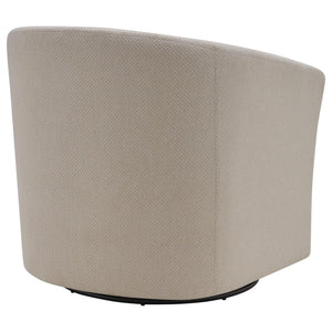 Hayden Fabric Swivel Chair Cardiff Cream