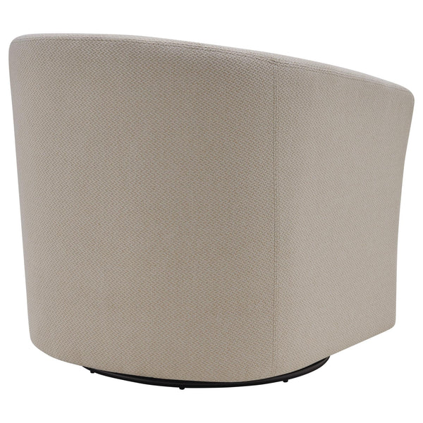 Hayden Fabric Swivel Chair Cardiff Cream
