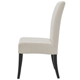 Valencia Fabric Chair - Set of 2 Cardiff Cream