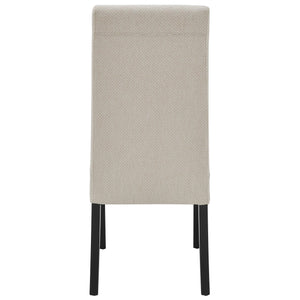 Valencia Fabric Chair - Set of 2 Cardiff Cream