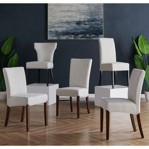 Valencia Fabric Chair - Set of 2 Cardiff Cream