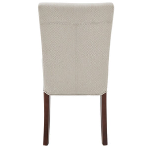 Beverly Hills Fabric Chair - Set of 2 Cardiff Cream
